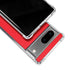 Red Google Pixel 7a Clear Case